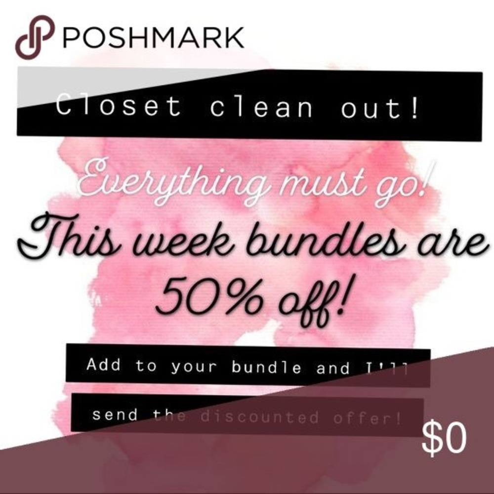 Bundles 50% off!(excludes handbags)